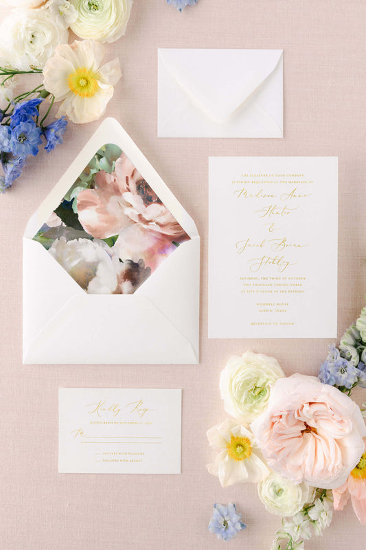 Foil Wedding Invitations | The Madison