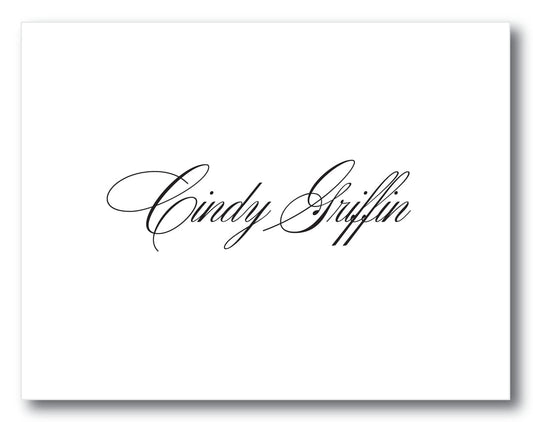 The Cindy Folded Note Card