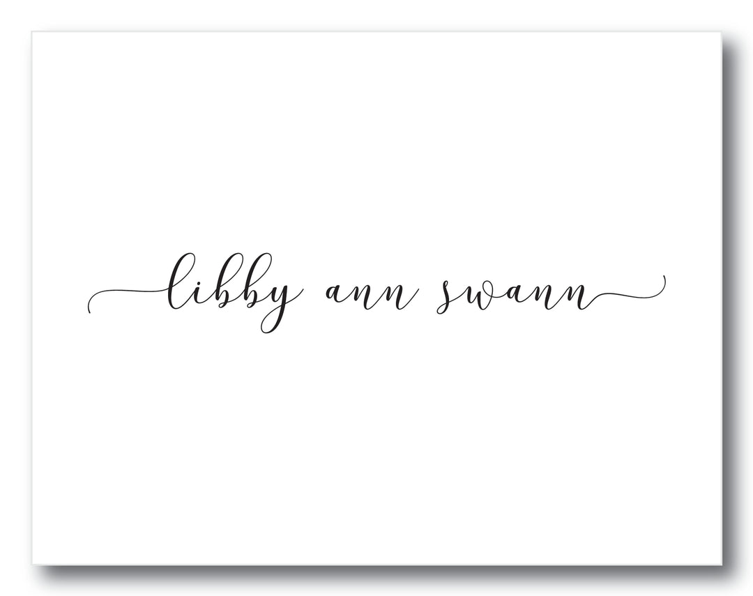 The Libby Ann Folded Note Card