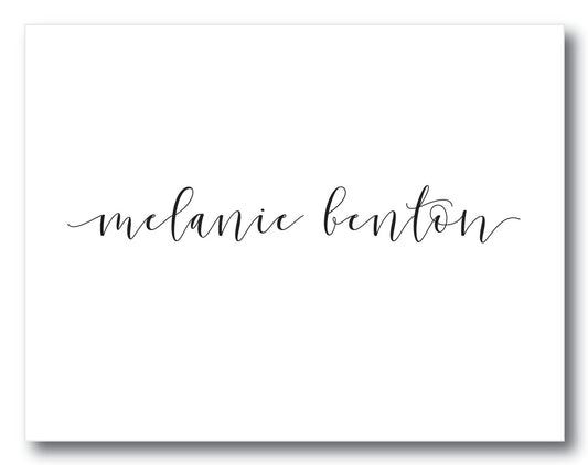 The Melanie Folded Note Card