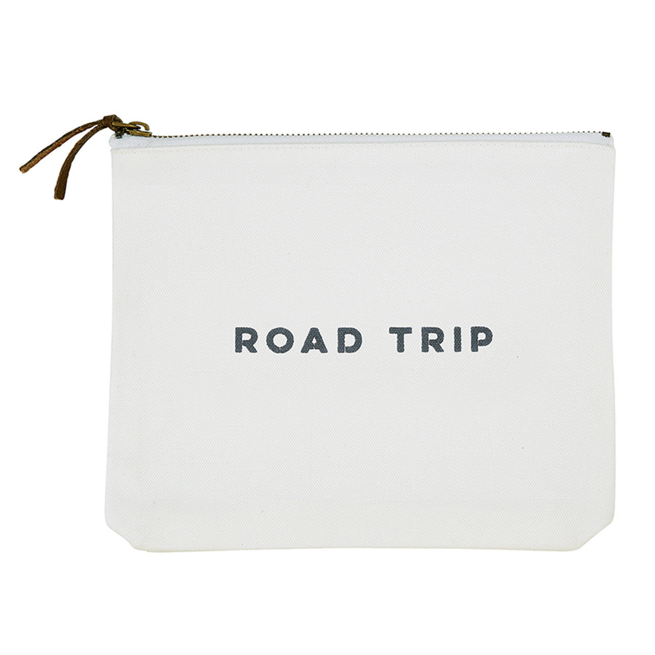 Face to Face Canvas Zip Pouch - Road Trip
