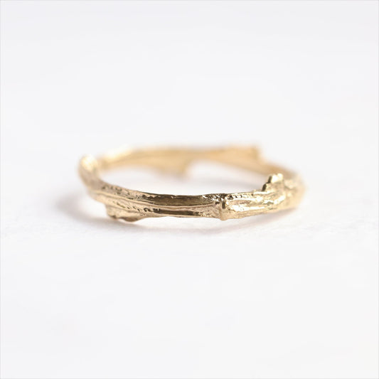 Gold Branch Ring