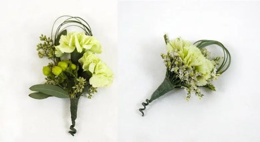 Green Corsage and Boutonniere 24 PCS