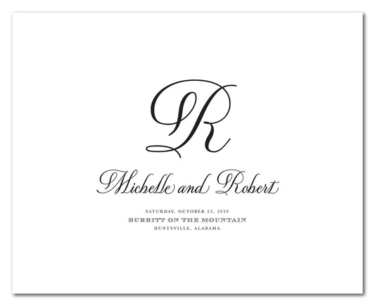 The Single Script Initial Guest Book