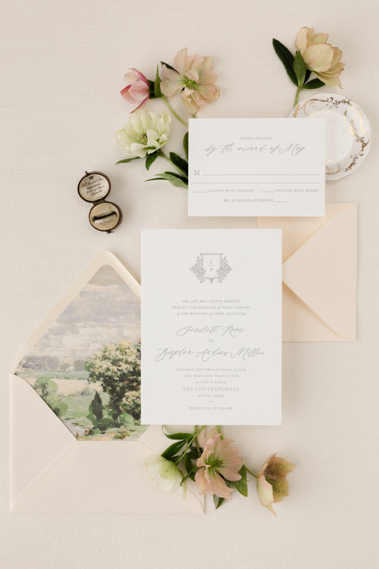 Jolie | Wedding Invitation with RSVP
