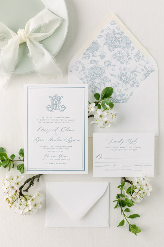 Cindy | Wedding Invitation with RSVP