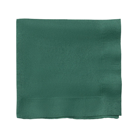 Hunter Green Paper Beverage/Cocktail Napkins