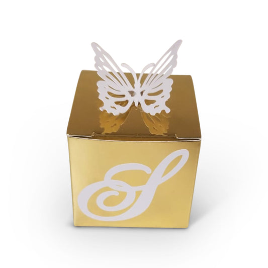 Lasercut Butterfly Top Favor Box (More Colors Available Upon Request)
