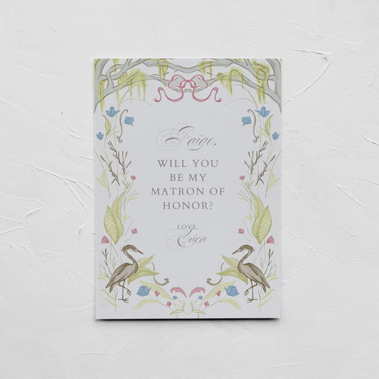 Custom Bridesmaids Cards