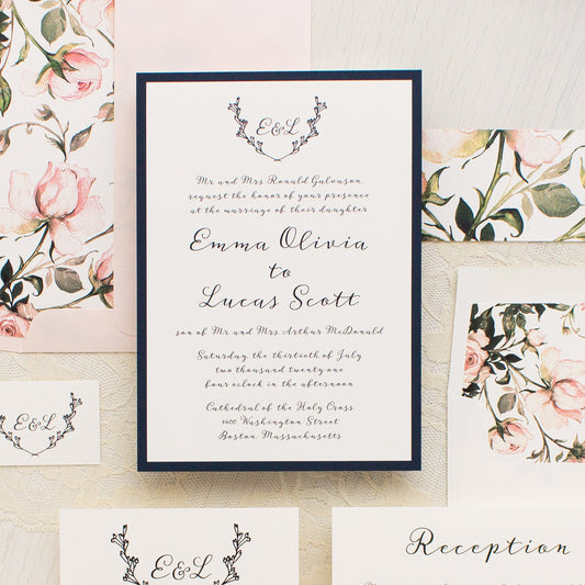 Garden Roses Wedding Invitations