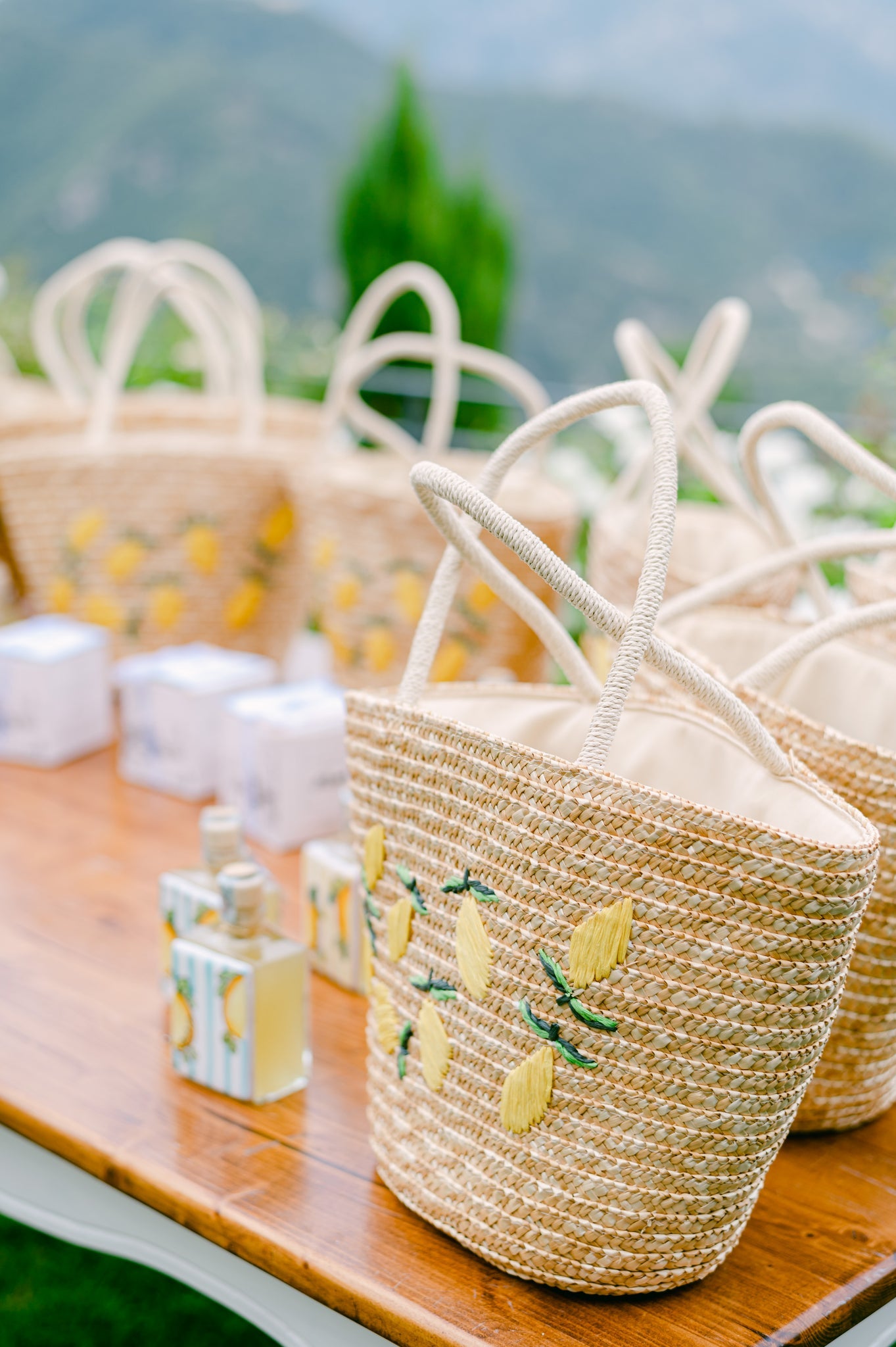 Handmade Straw Welcome Bag