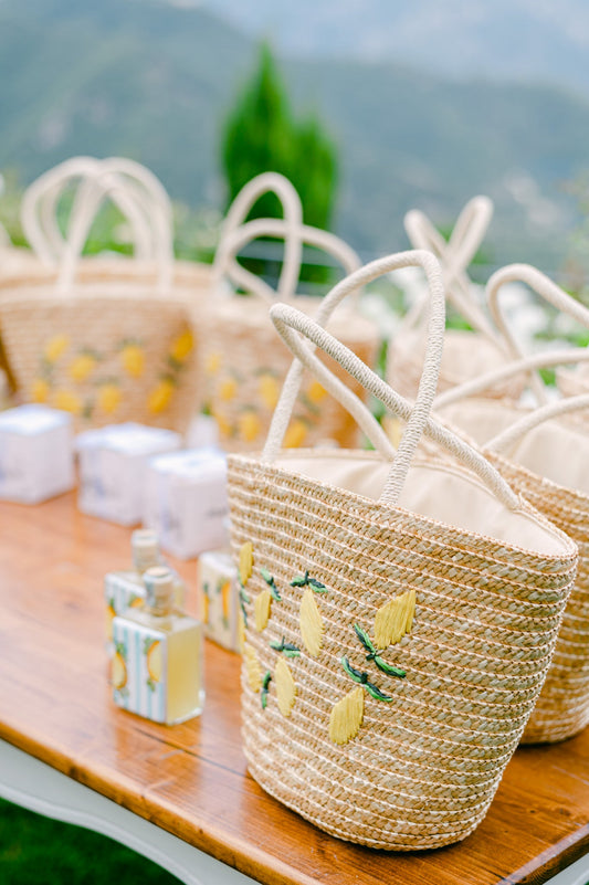 Handmade Straw Welcome Bag