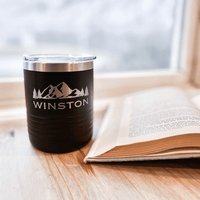 Groomsmen Custom Metal Rocks Tumbler