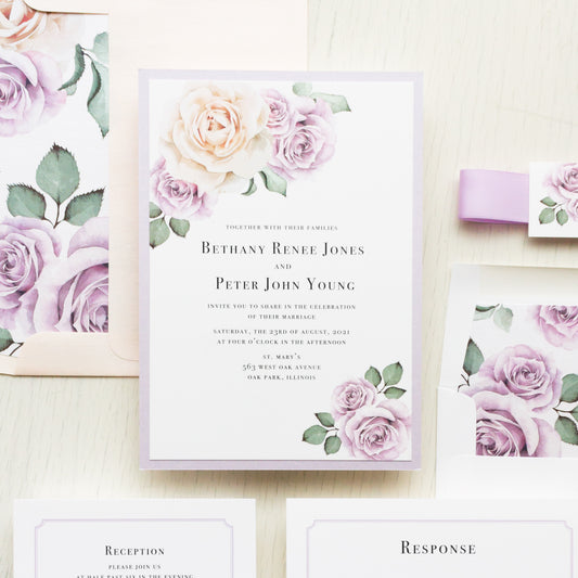 Whimsy Garden #2 Wedding Invitations