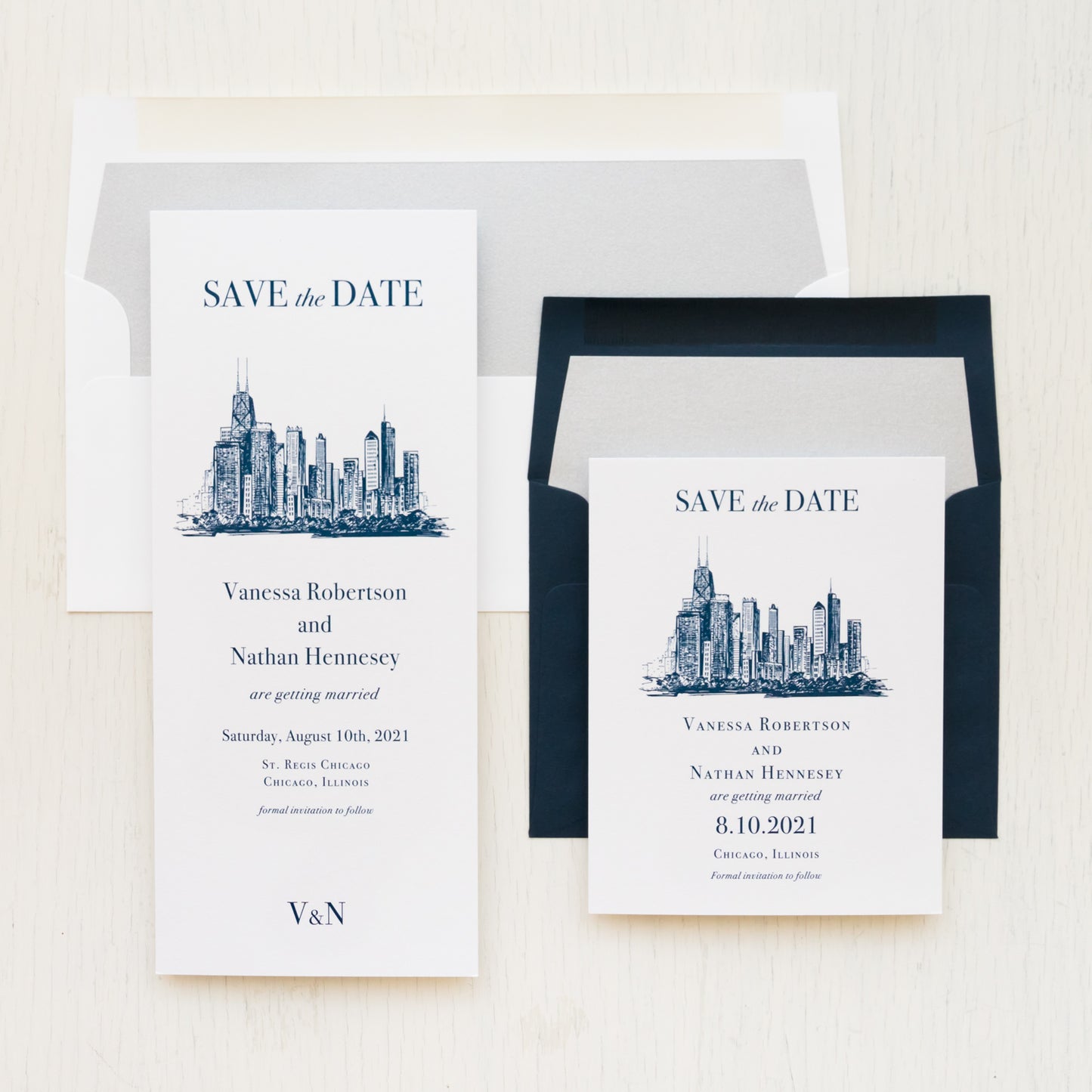 Chicago Chic Save The Dates