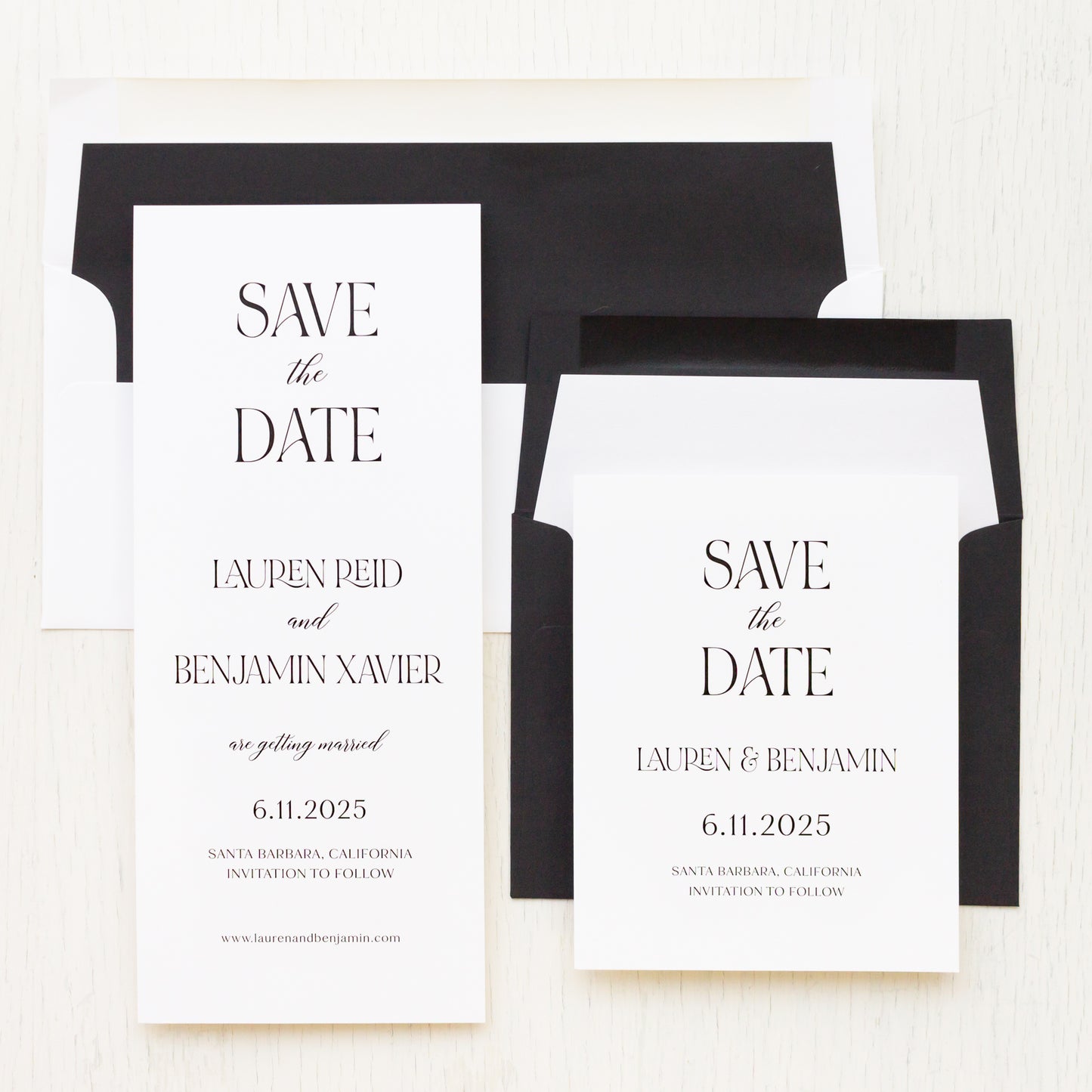 Modern Luxury Save The Dates