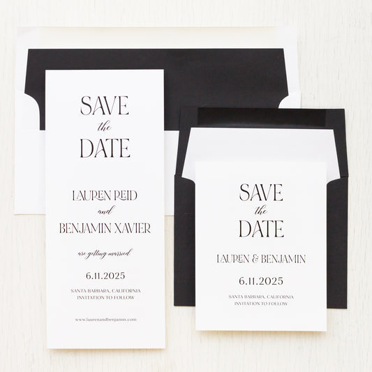 Modern Luxury Save The Dates