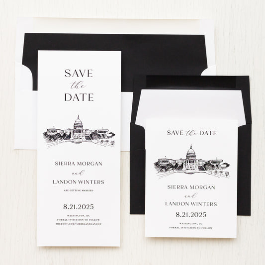 Dc Skyline Save The Dates