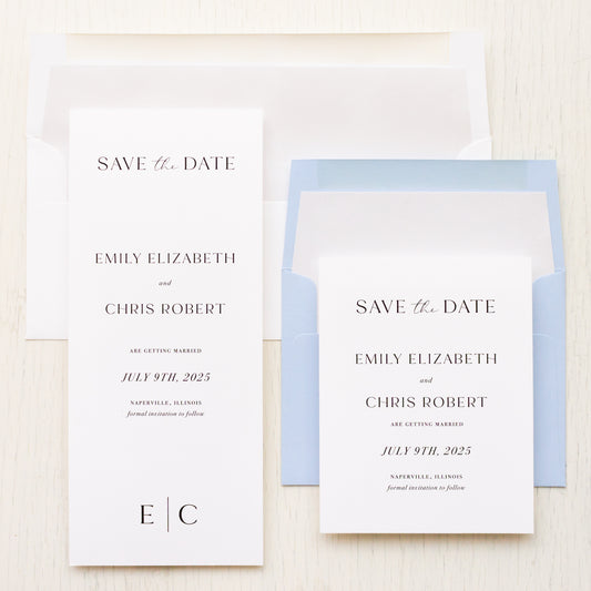 Something Blue Save The Dates
