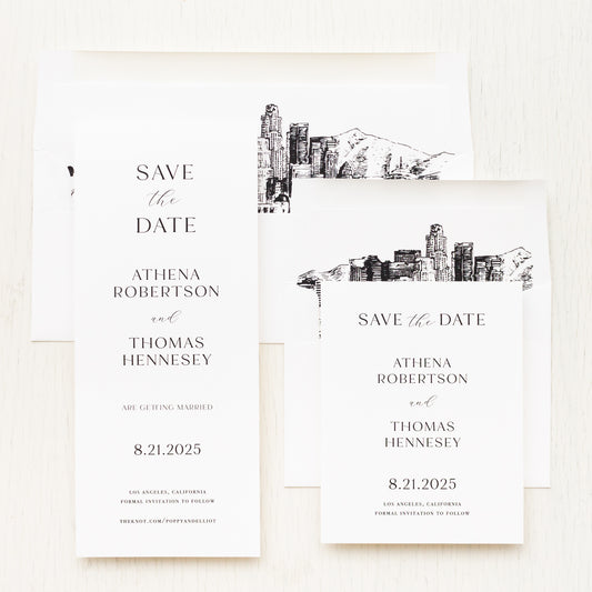 La Skyline Save The Dates