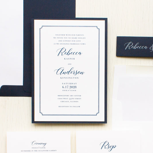 Elegant Type Wedding Invitations