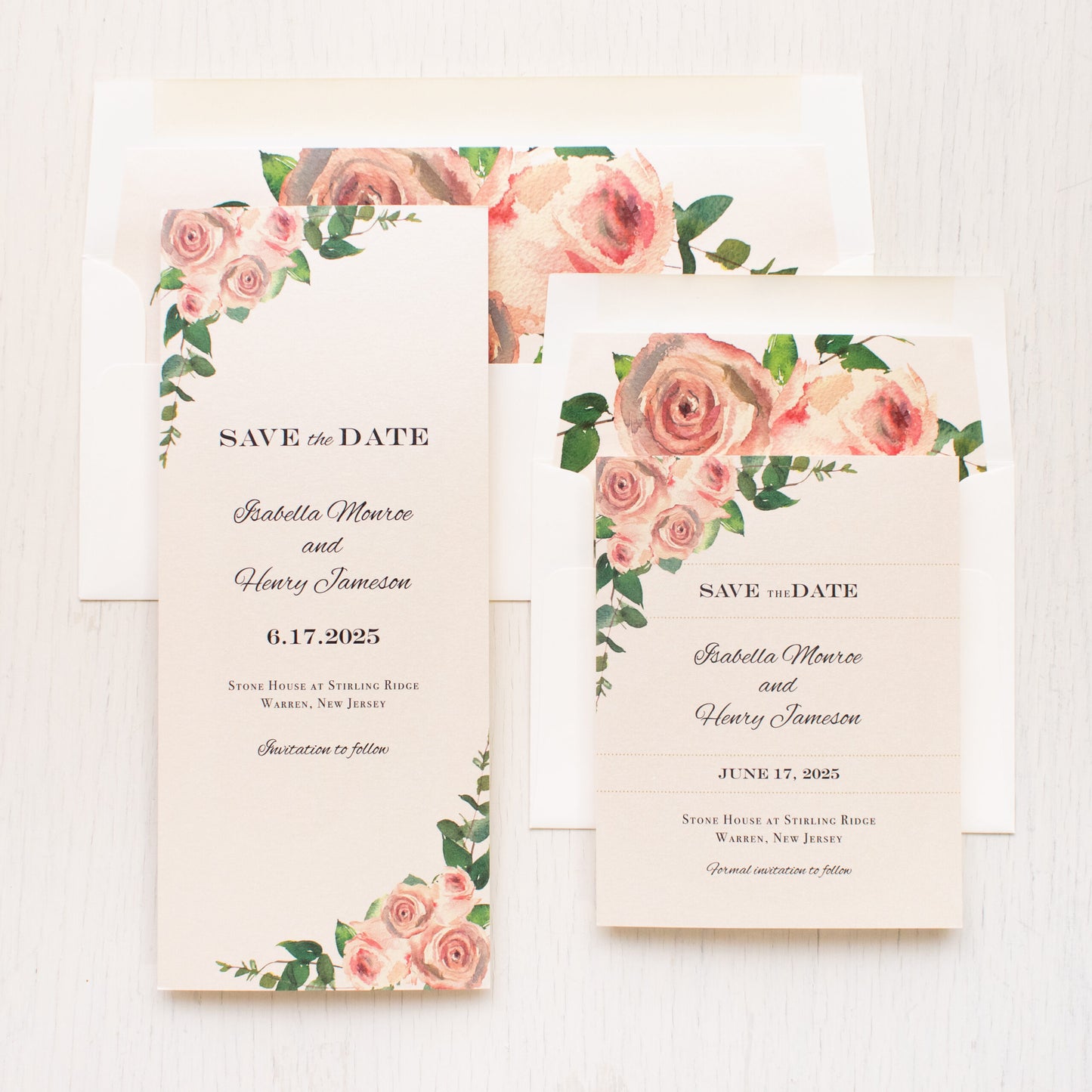 Rose Meadow Save The Dates