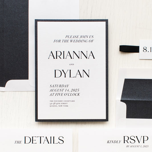 Modern Mark Wedding Invitations
