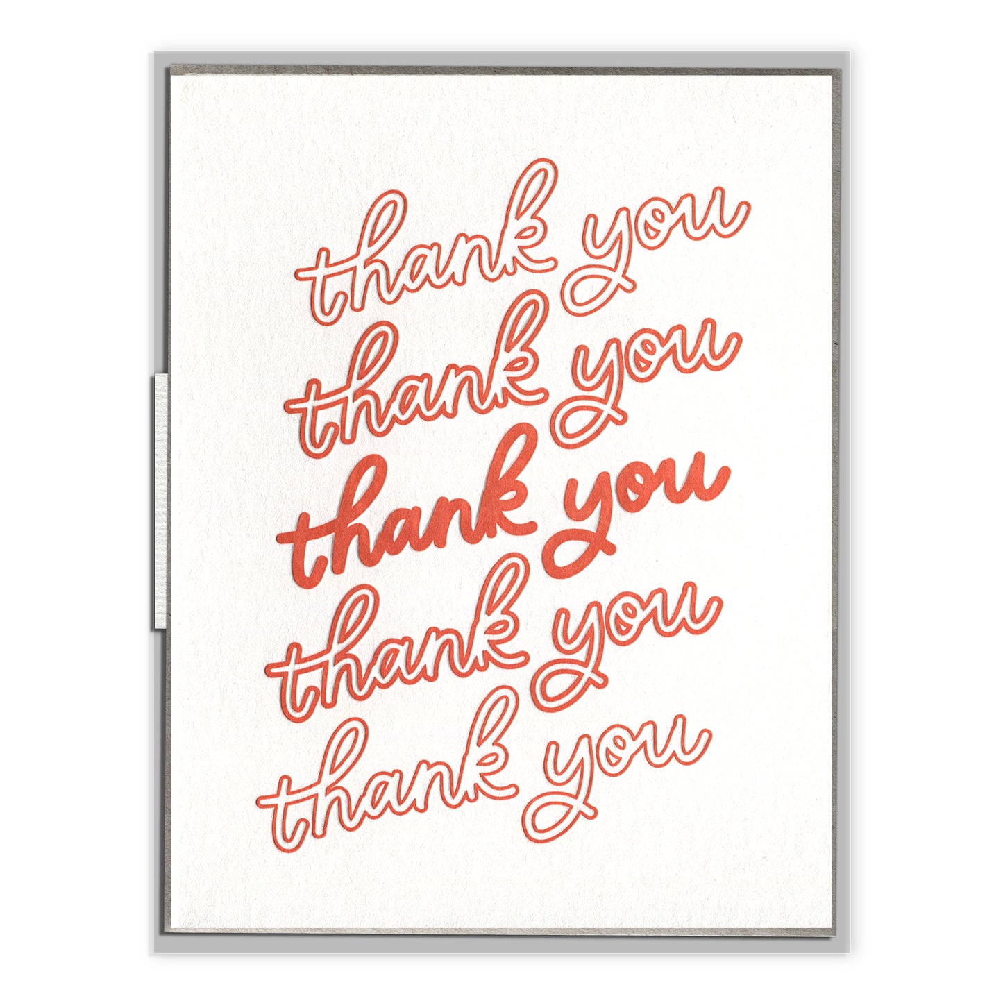 Iconic Thank You Wedding Card