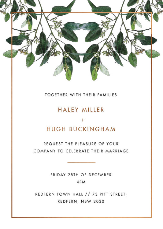 Garden Estate Wedding Invitations by Haley J.
