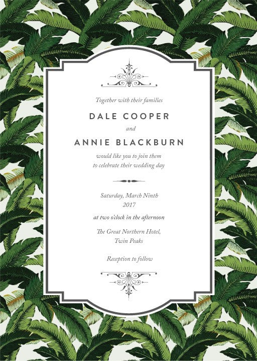 Beverly Hills Hotel Wedding Invitations by Amy C.