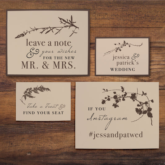 Ivory Romance Custom Signs