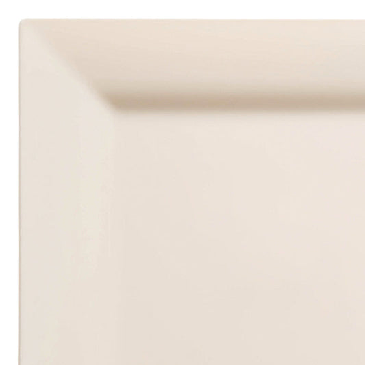 Ivory Square Plastic Cake Plates (6.5")