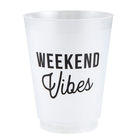 Frost Cups - Weekend Vibes - Set of 8