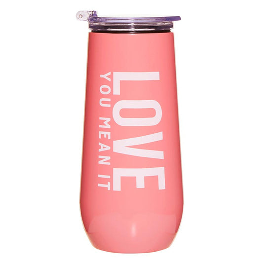 Champagne Tumblers - Love You, Mean It
