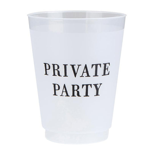 Face to Face Frost Cups - Private Party - Set of 8