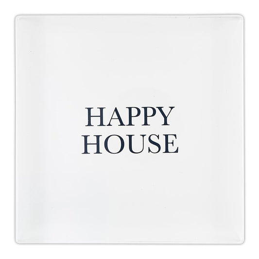 Face to Face Lucite Block - Happy House
