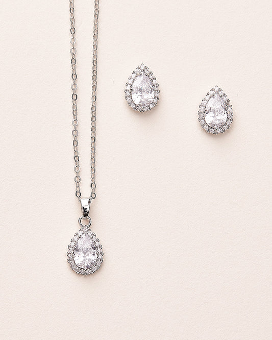 Emma CZ Bridesmaid Jewelry Set