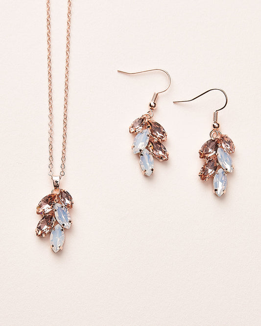 Dani Bridesmaid Jewelry Set - Rose Gold