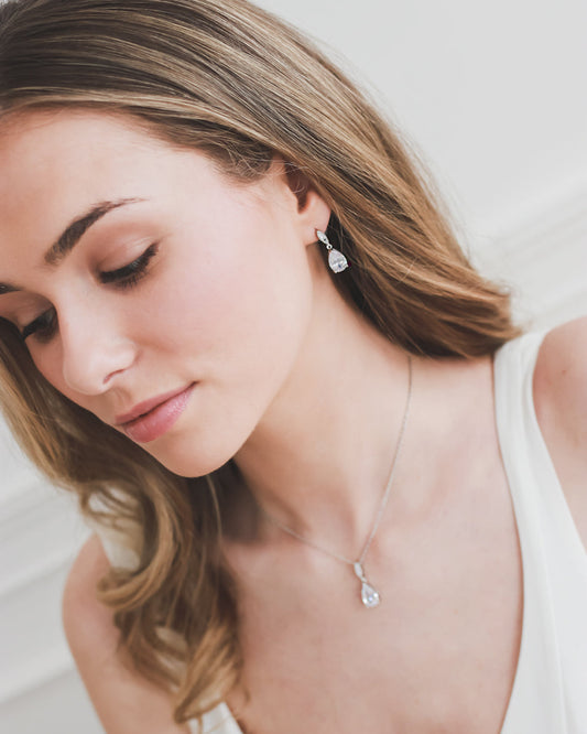 Callie CZ Pendant Set