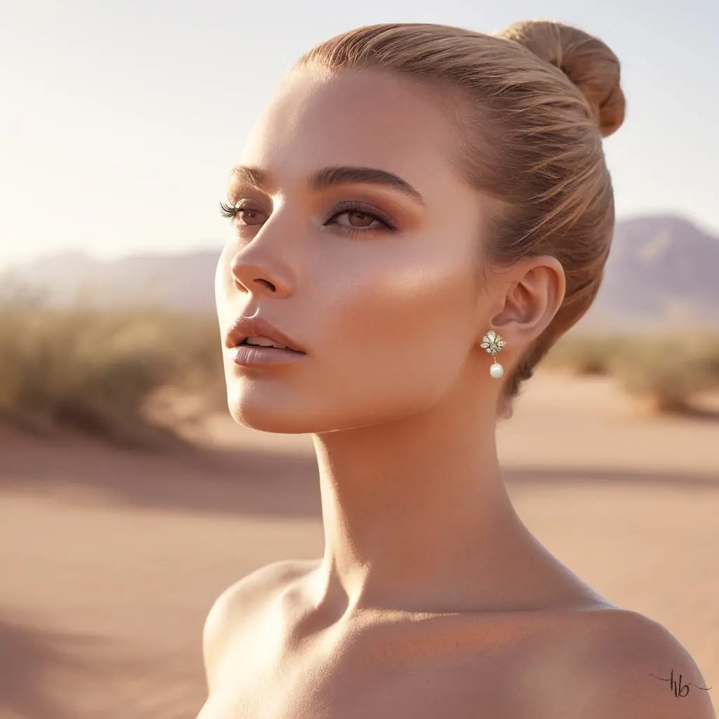 Jess Pearl Drop Earrings