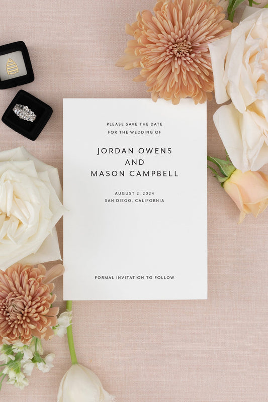 Save The Date Cards | The Jordan (NEW)