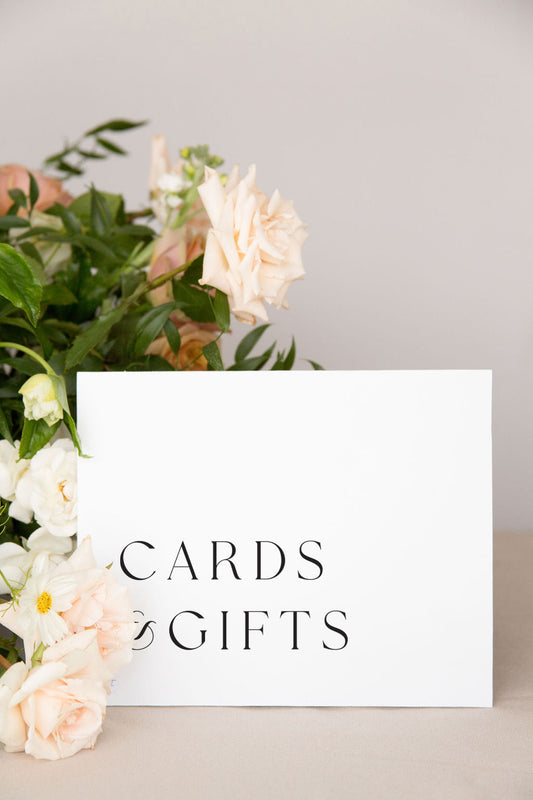 Acrylic Table Signs For Wedding | The Kayla