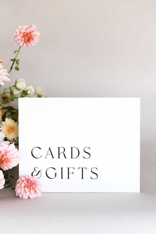 Gatorboard Wedding Table Signs | The Kayla