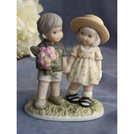 Kim Anderson's Pretty as a Picture ® "Love Never Ends" Wedding Cake Topper Figurine