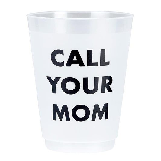 Face to Face Frost Cups - Call Your Mom - Set of 8