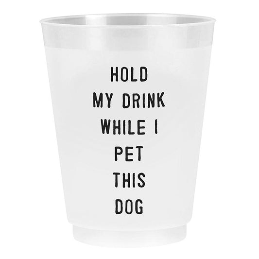 Face to Face Frost Cups - Hold My Drink - Set of 8