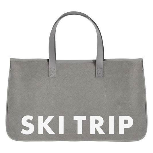 Face To Face Canvas Tote - Ski Trip