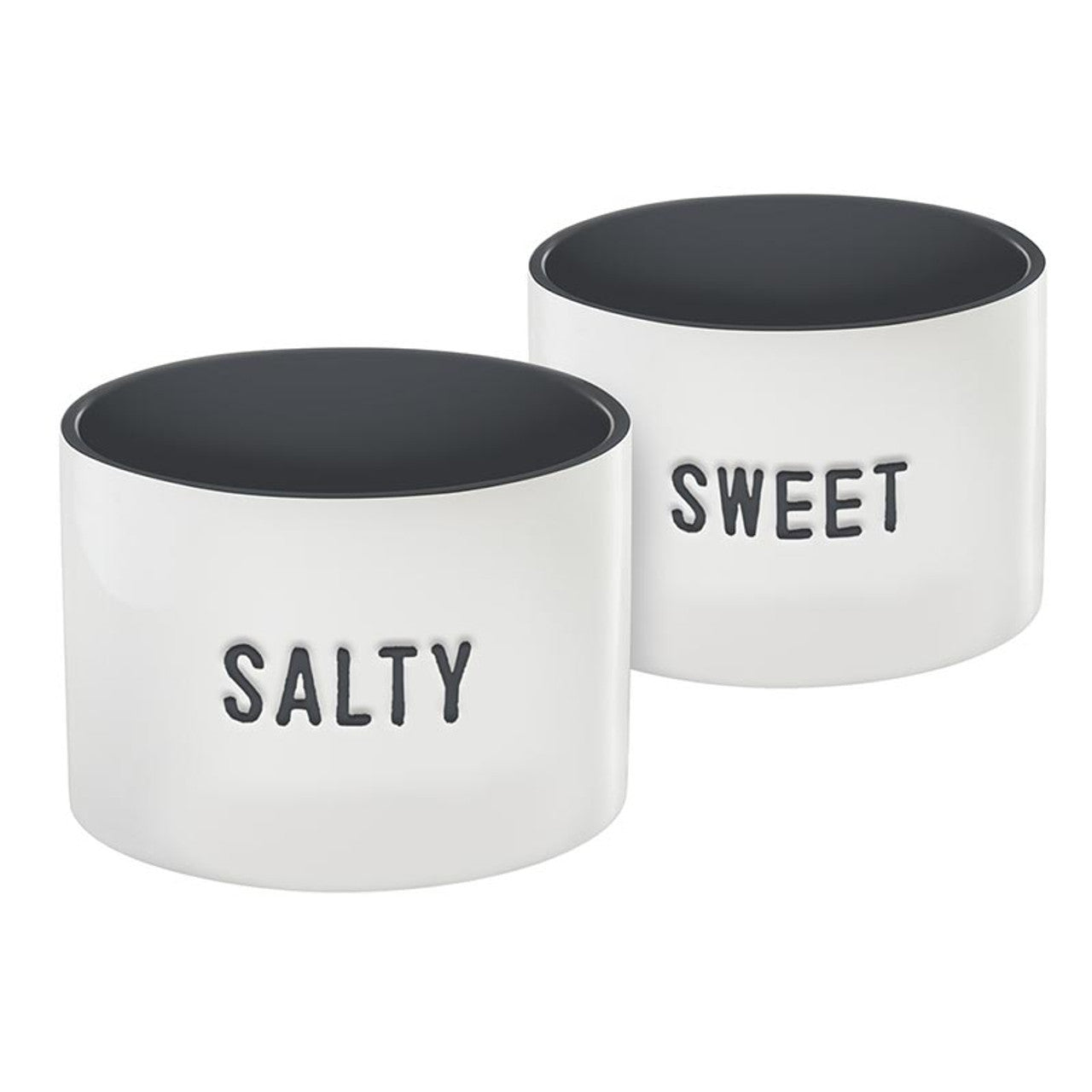Face To Face Ceramic Bowls - Sweet & Salty - Set of 2