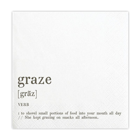 Face To Face Cocktail Napkins - Graze