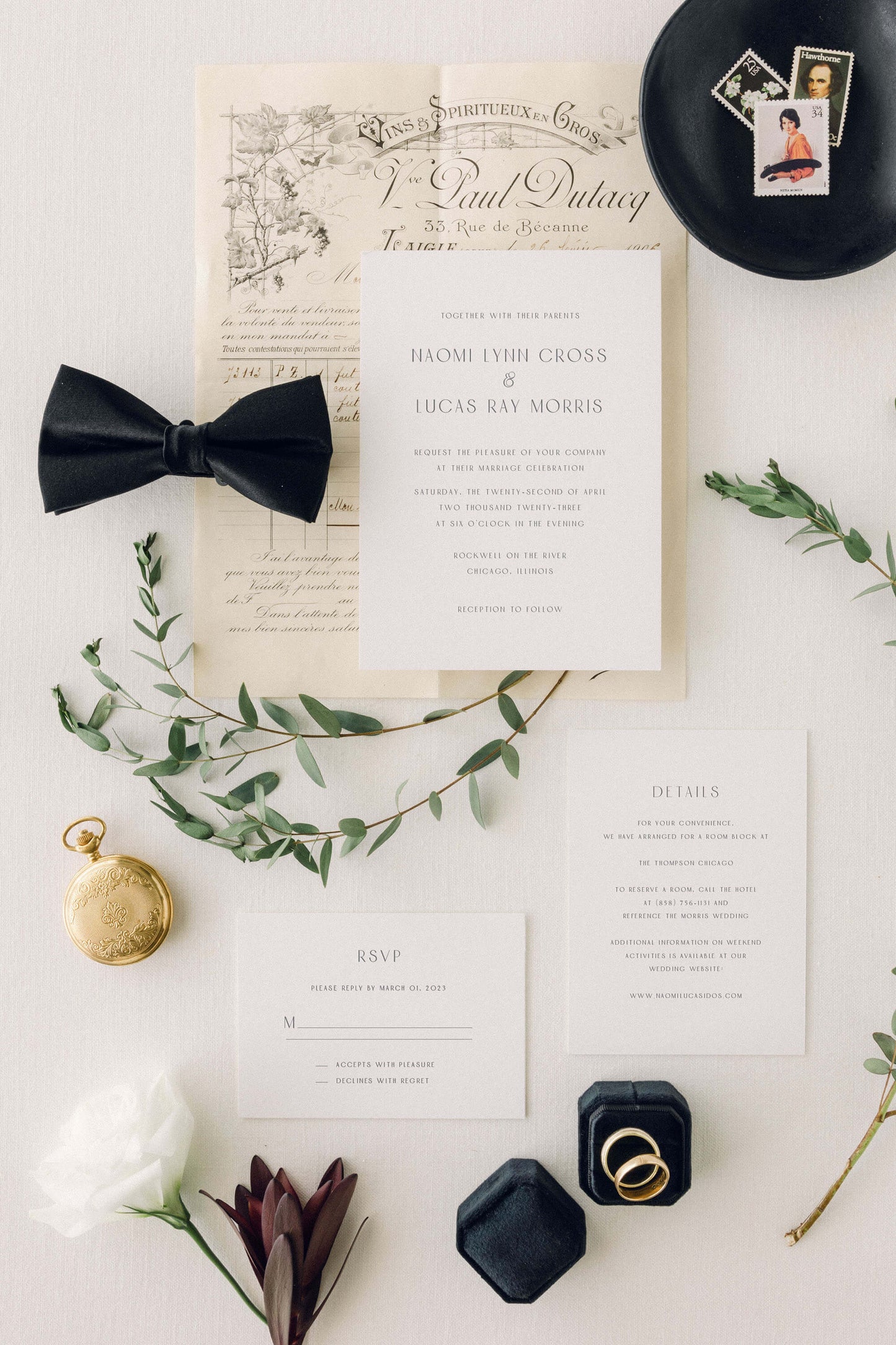 Letterpress Invites | The Naomi